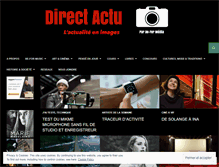 Tablet Screenshot of direct-actu.fr